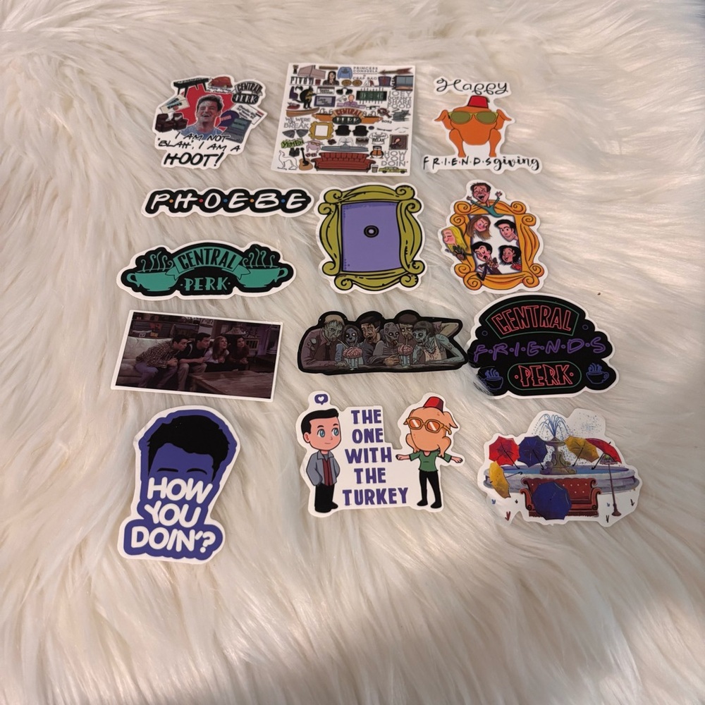 🌟10/$10 Friends TV Show Sticker Set